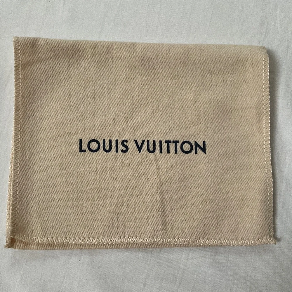 LOUIS VUITTON Lot of 2 Compact Wallet Dust Bags
